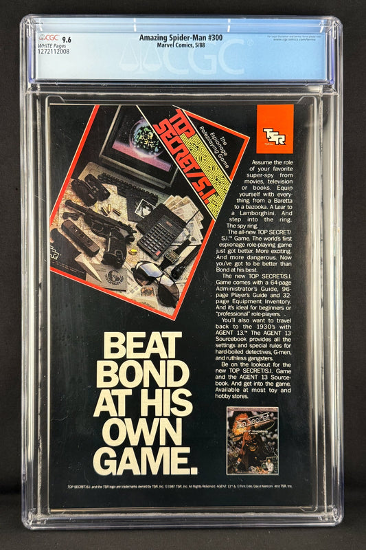 Amazing Spider-Man #300 (1988) CGC 9.6 Todd McFarlane - 1st app Venom