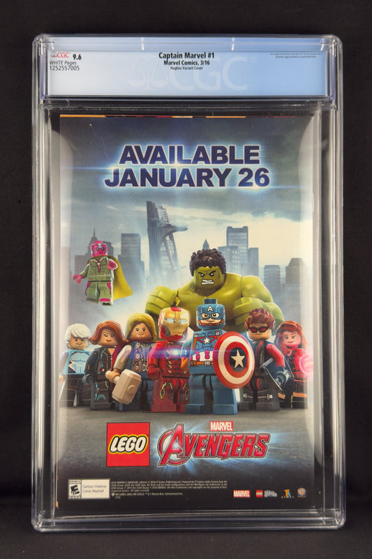 Captain Marvel #1 (2016) CGC 9.6 Adam Hughes Variant