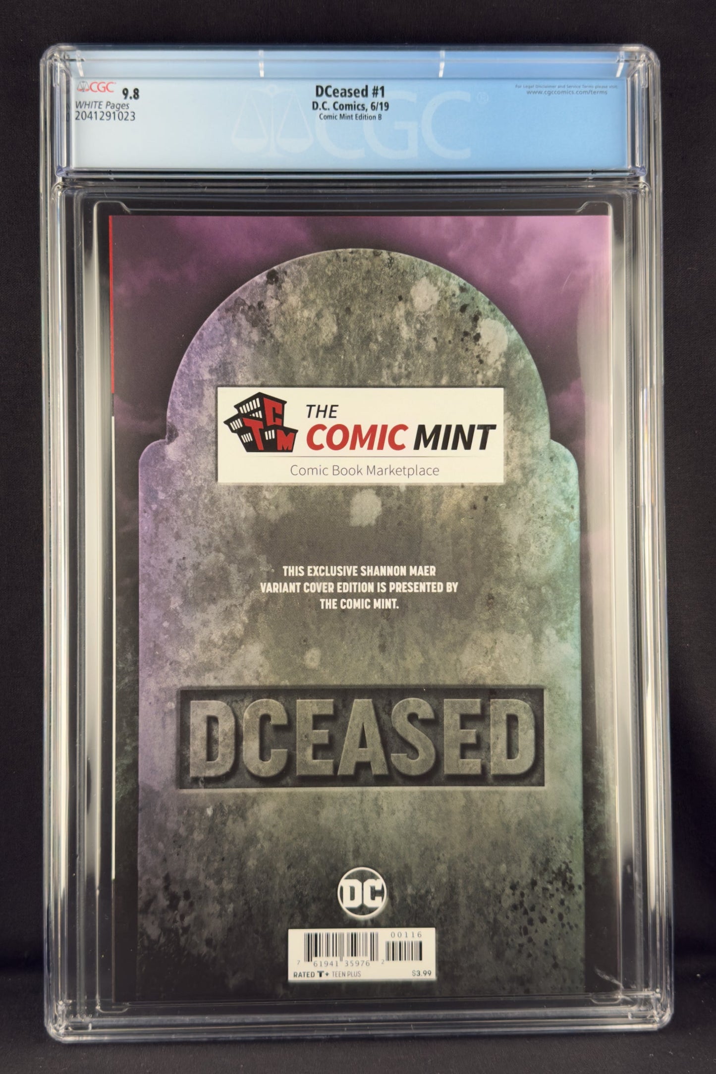 DCeased #1 (2019) CGC 9.8 Shannon Maer Variant B