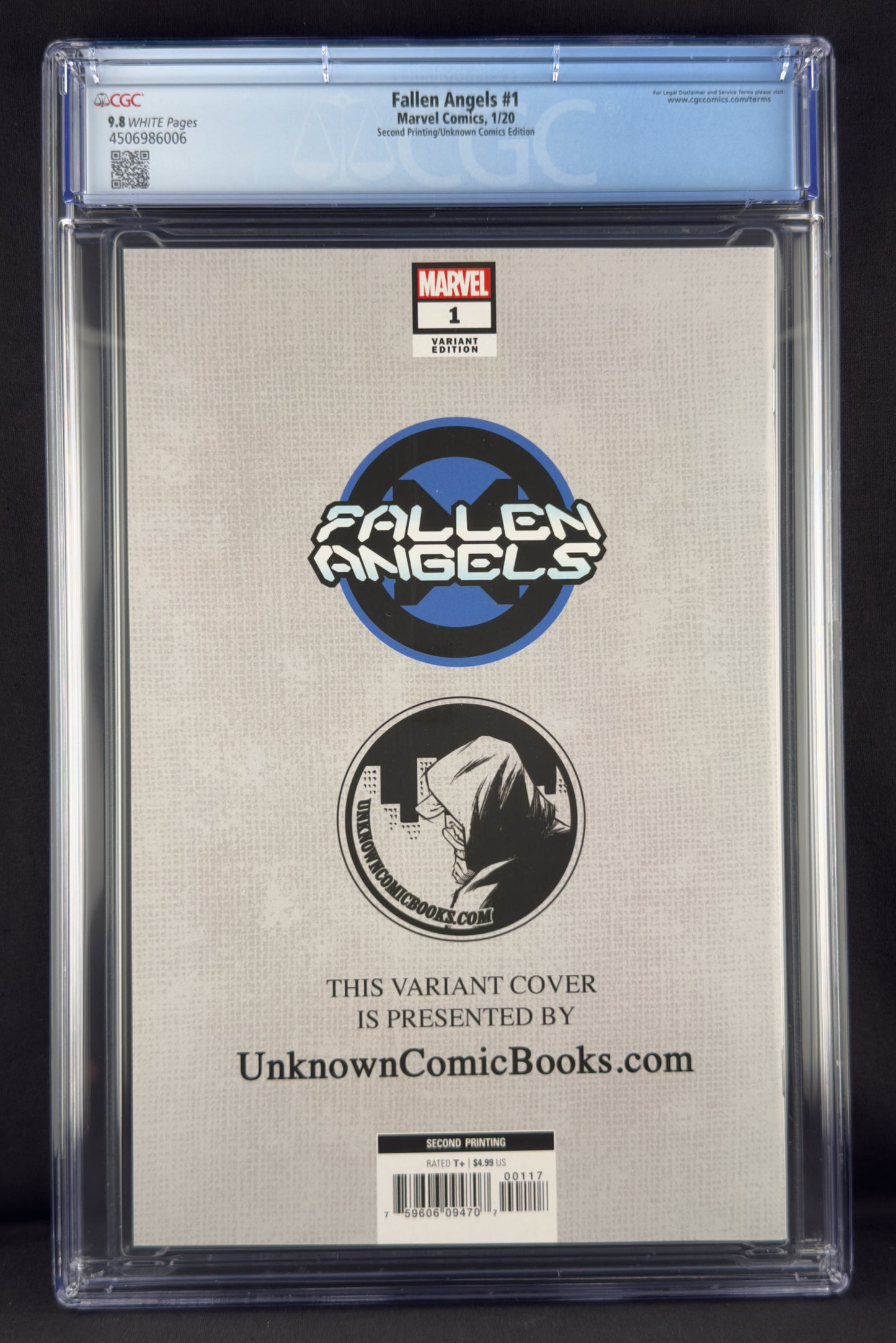 Fallen Angels #1 (2020) CGC 9.8 Shannon Maer Virgin Variant Ltd 750