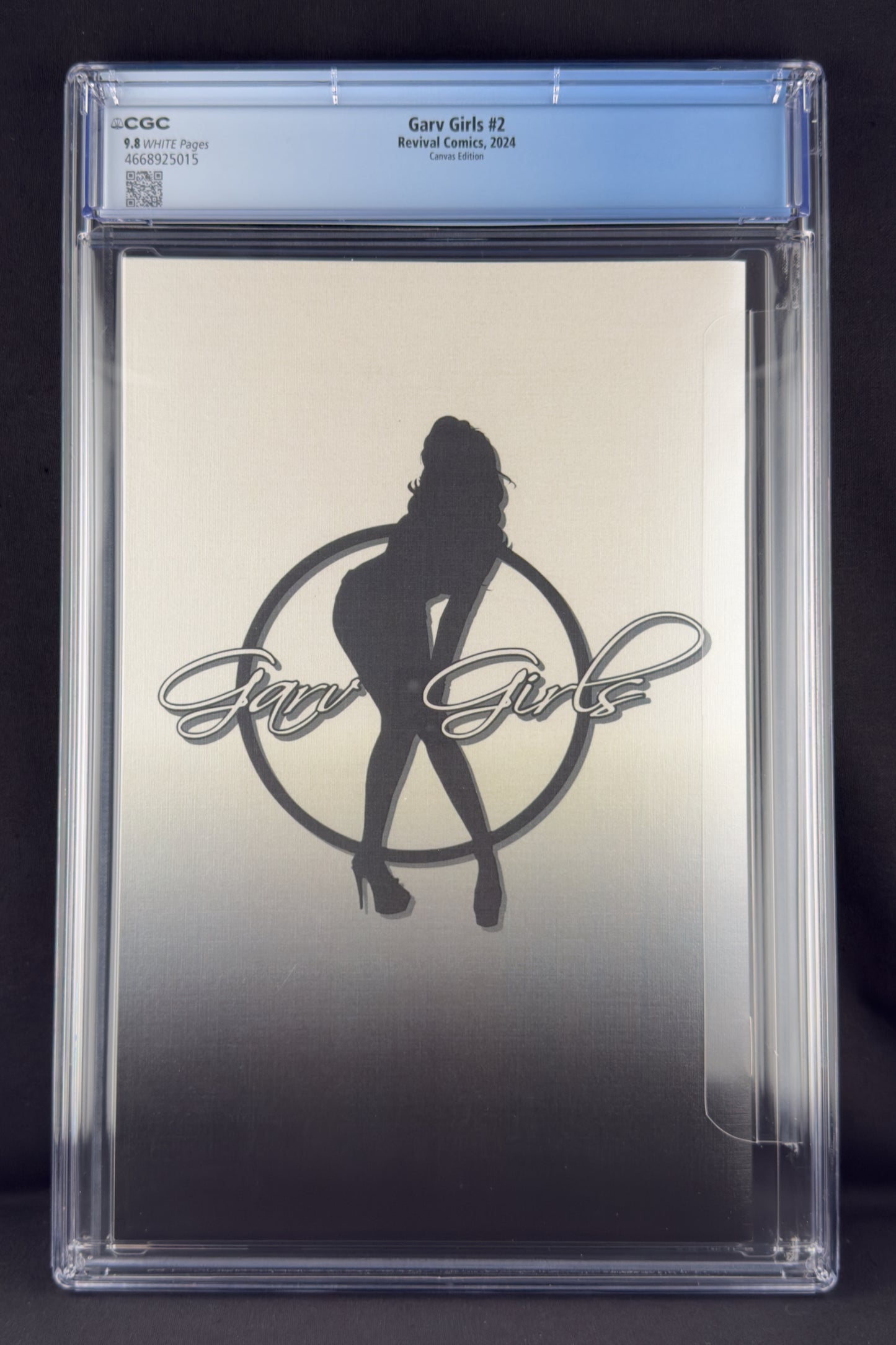 Garv Girls #2 (2024) CGC 9.8 Keith Garvey Pearl Linen Jester Cover A