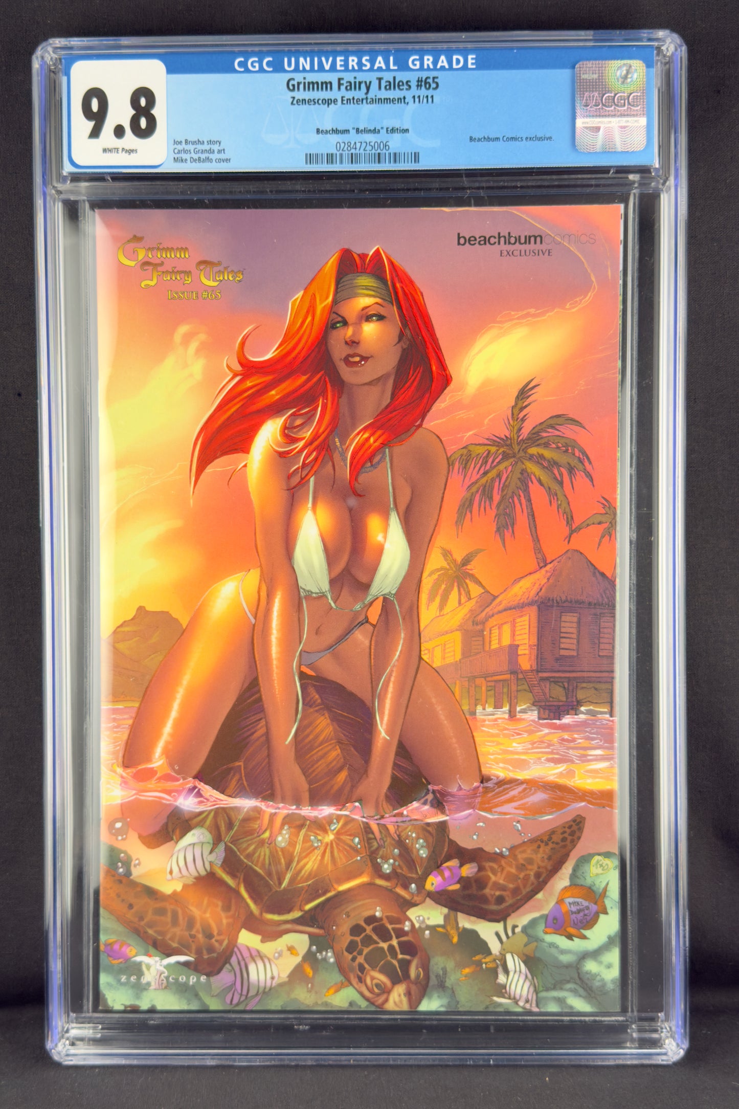Grimm Fairy Tales #65 (2011) CGC 9.8 Mike DeBalfo Variant Ltd 250