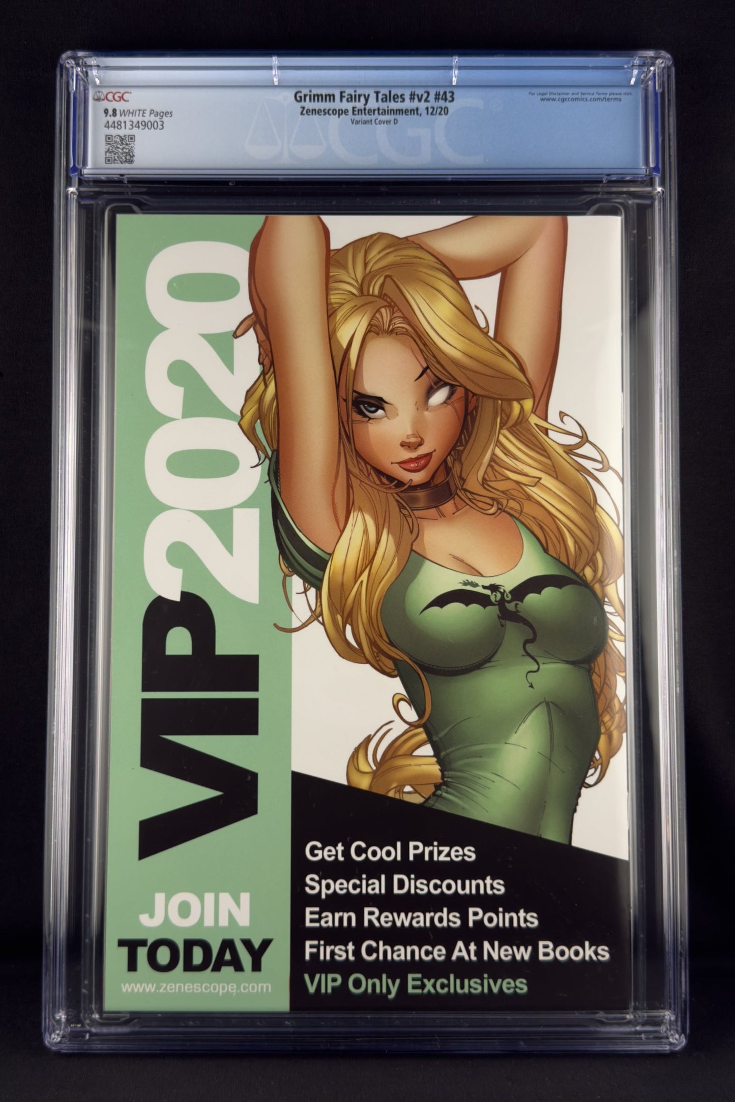 Grimm Fairy Tales (Vol. 2) #43 (2020) CGC 9.8 Keith Garvey Variant D