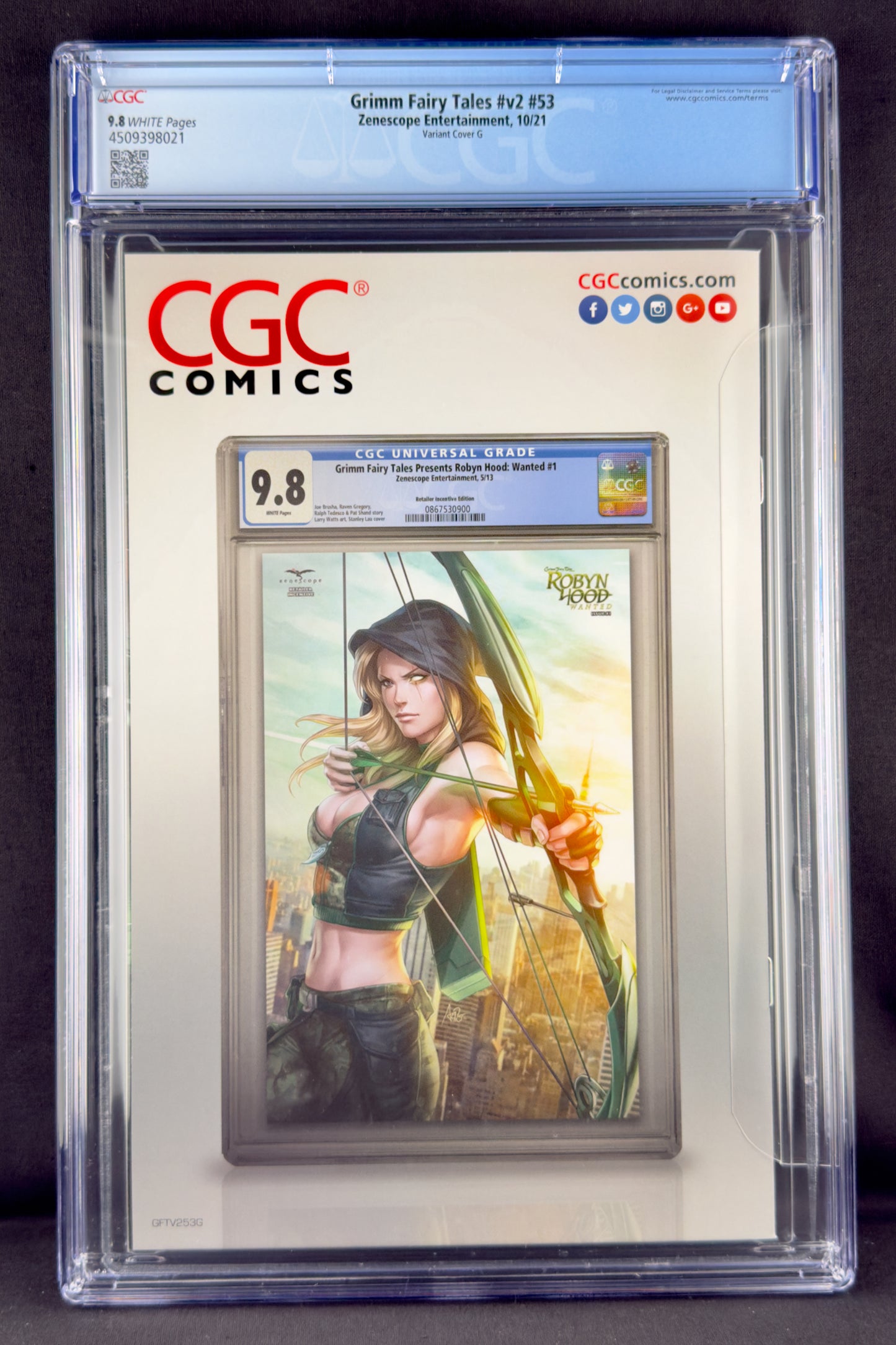 Grimm Fairy Tales (Vol. 2) #53 (2021) CGC 9.8 Sun Khamunaki Variant G Ltd 200
