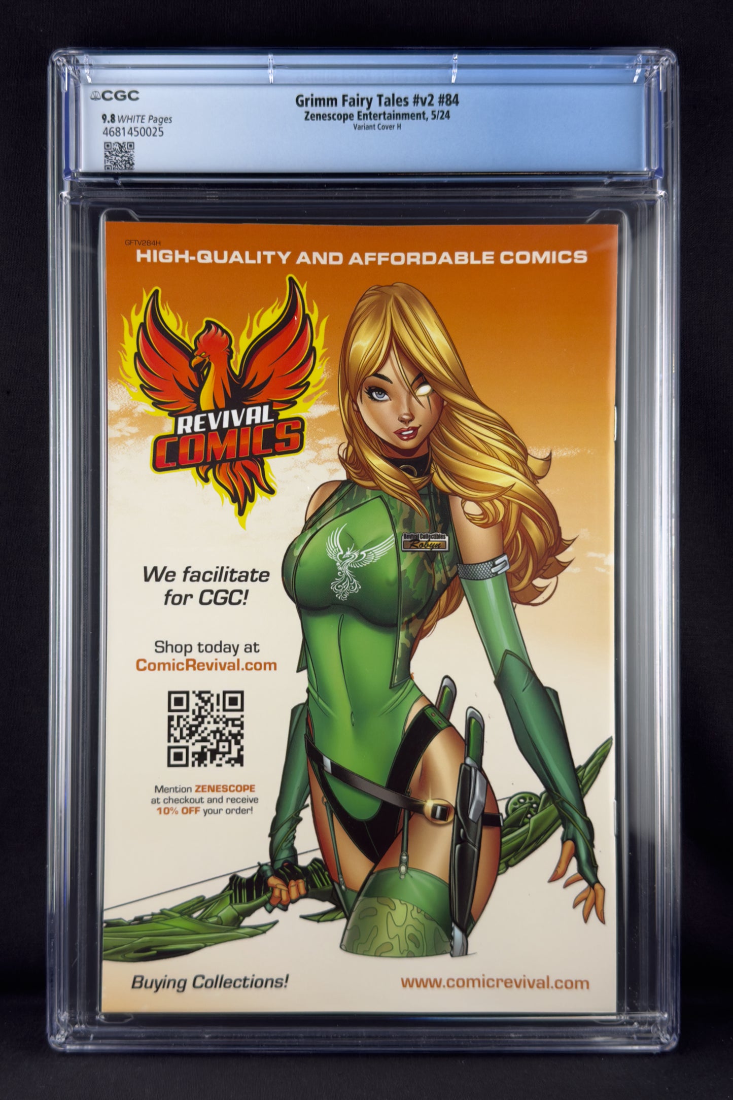 Grimm Fairy Tales (Vol. 2) #84 (2024) CGC 9.8 Keith Garvey Variant H Ltd 250