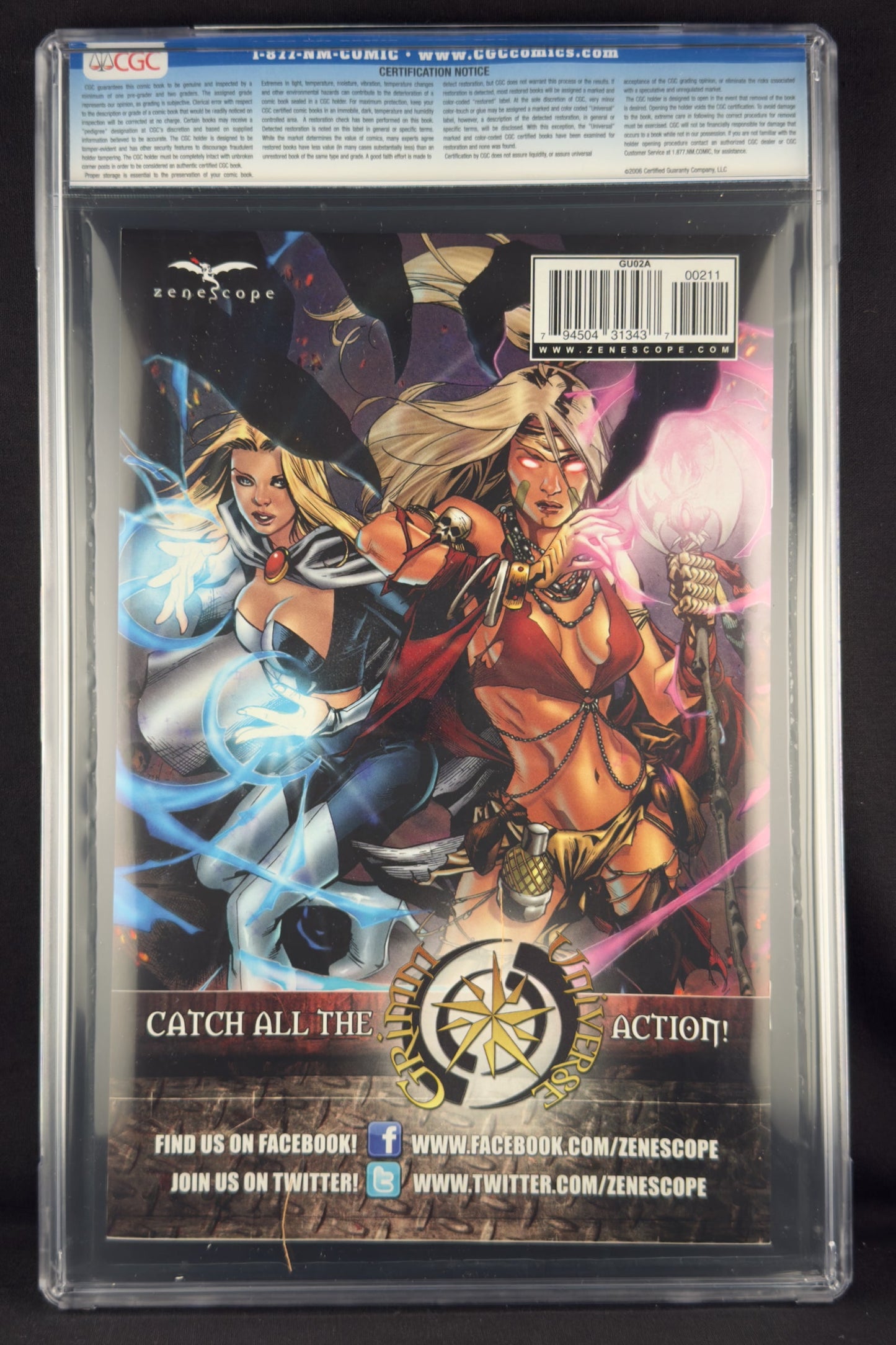 Grimm Universe #2 (2012) CGC 9.8
