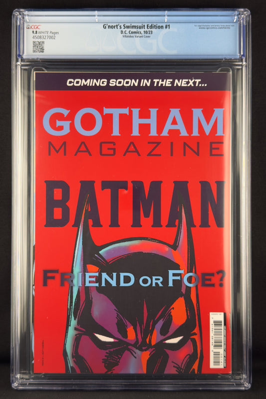 G'nort's Swimsuit Edition #1 (2023) CGC 9.8 Pablo Villalobos 1:25 Variant