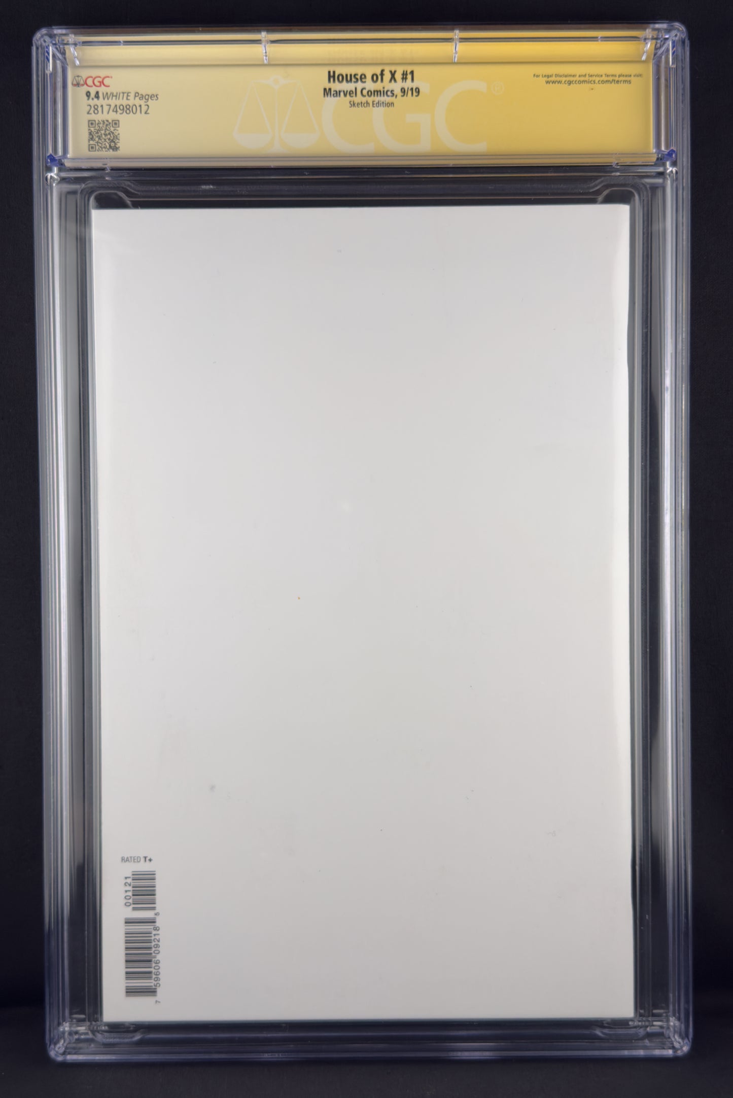 House of X #1 (2019) CGC 9.4 SS Ryan Kincaid Emma Frost Sketch