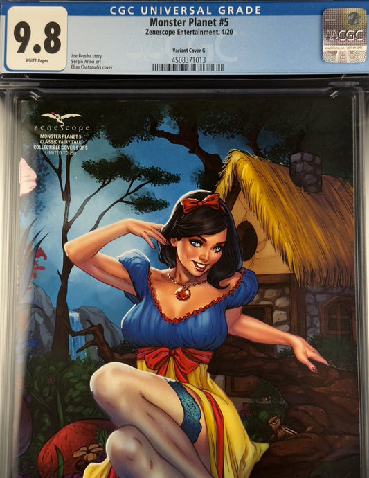 Monster Planet #5 (2020) CGC 9.8 Elias Chatzoudis Variant G Ltd 250