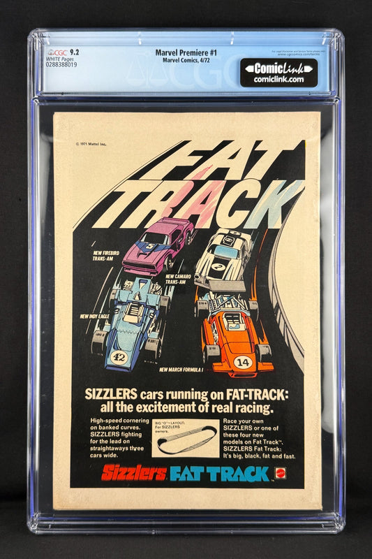 Marvel Premiere #1 (1972) CGC 9.2 Gil Kane - 1st app Soul Gem