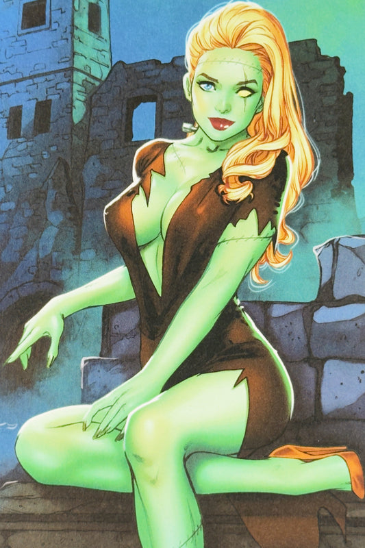 Mystere Mini Art Print (2019) Elias Chatzoudis Ltd 250 Bride of Frankenstein NM+