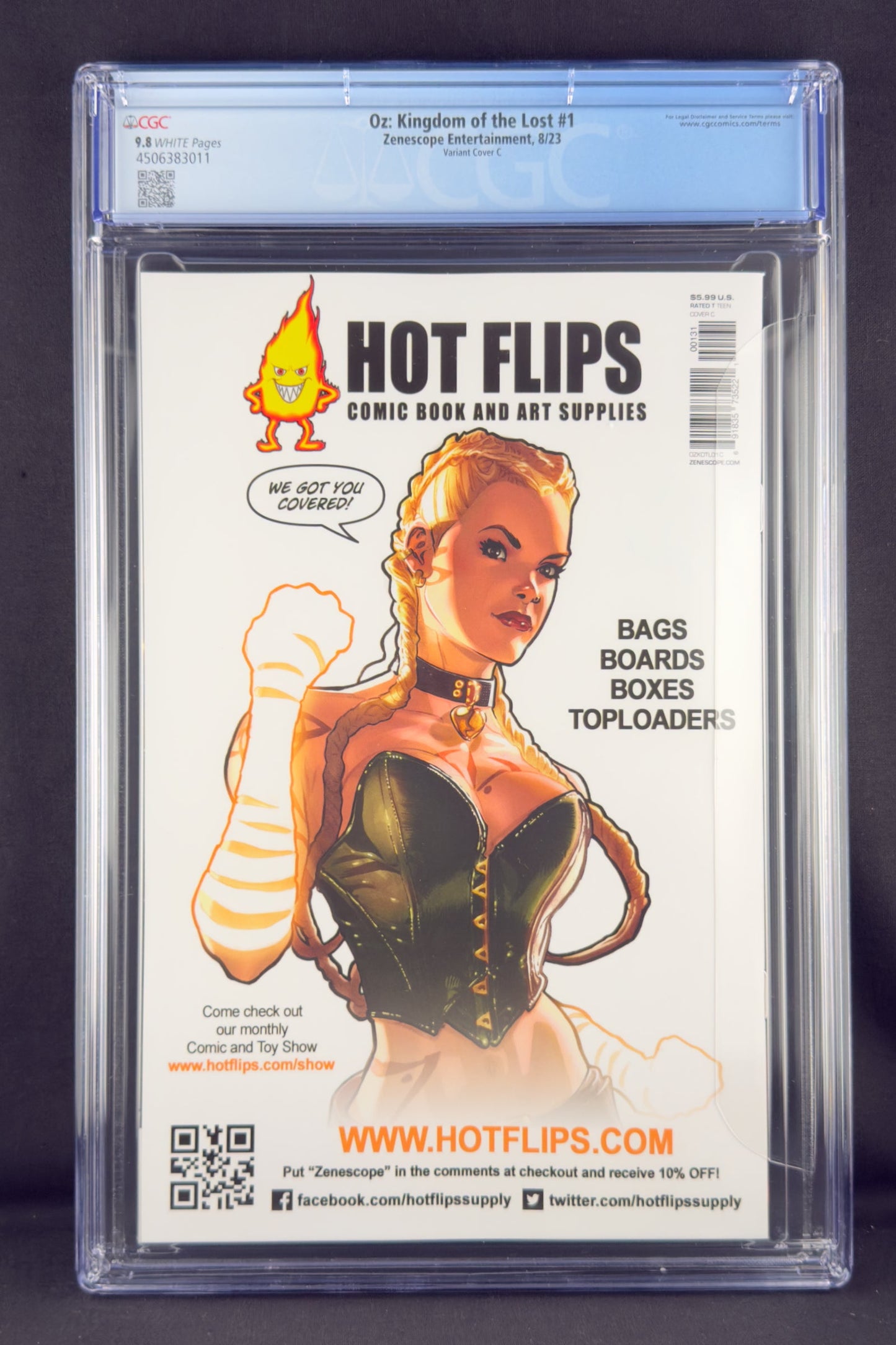 Oz: Kingdom of the Lost #1 (2023) CGC 9.8 Josh Burns Variant C