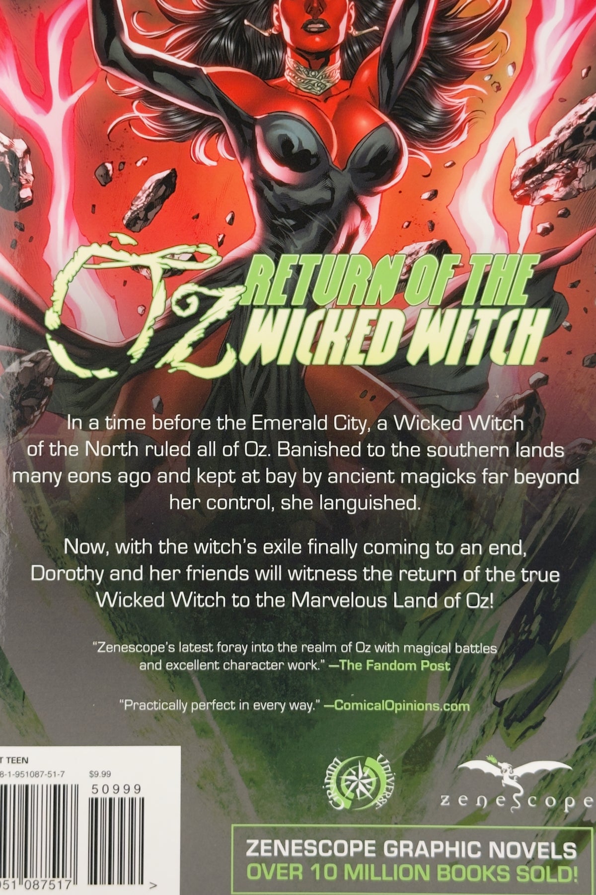Oz: Return of the Wicked Witch Graphic Novel & Card (2018) Igor Lomov NM