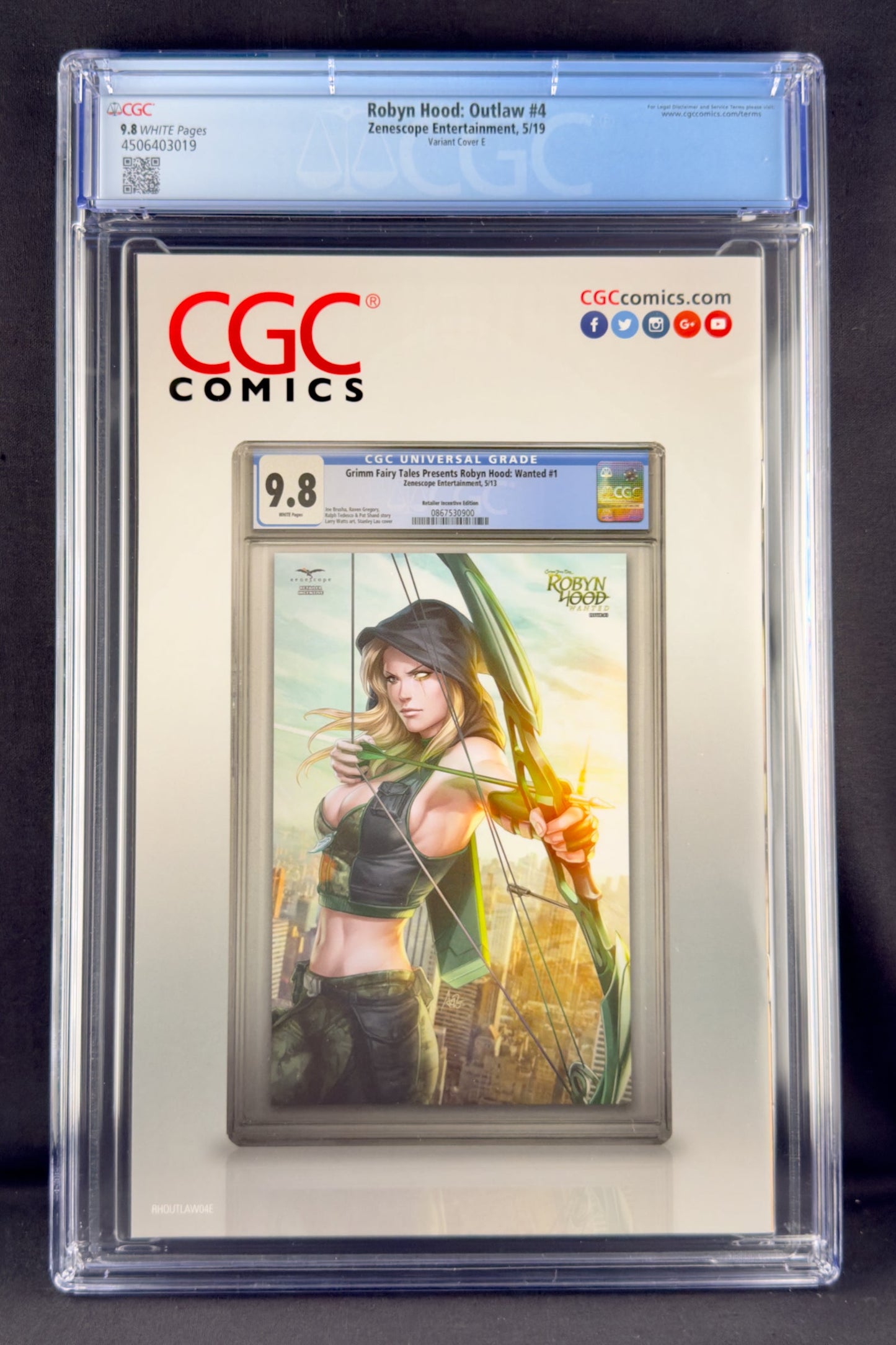 Robyn Hood: Outlaw #4 (2019) CGC 9.8 Keith Garvey Variant E Ltd 350