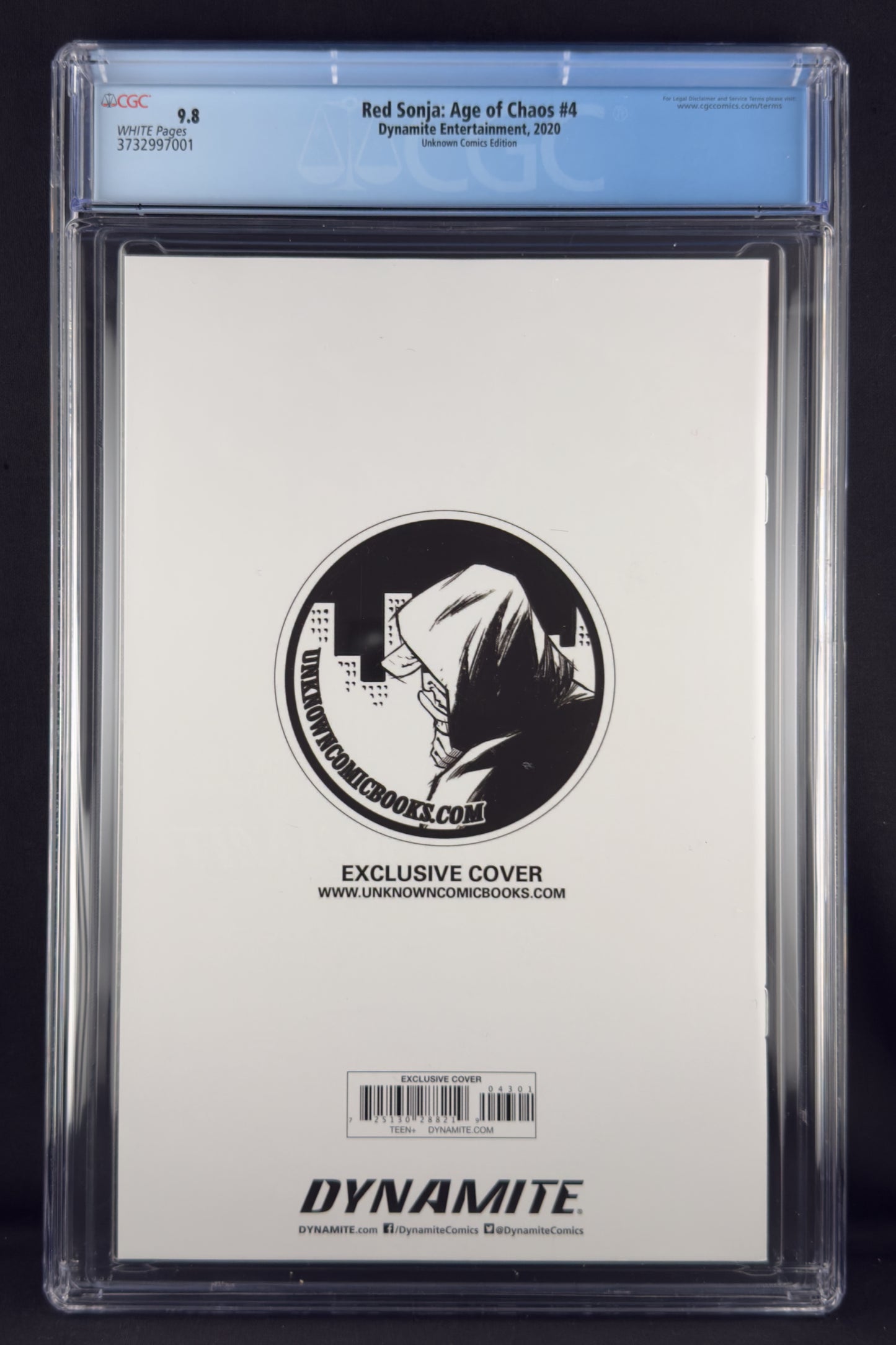 Red Sonja: Age of Chaos #4 (2020) CGC 9.8 Vanessa Tolentino Virgin Variant