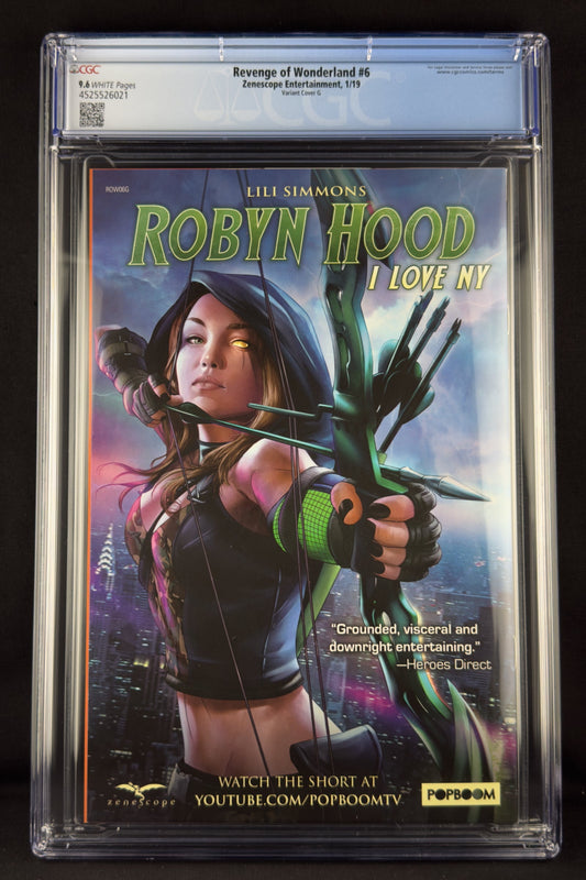 Revenge of Wonderland #6 (2019) CGC 9.6 Sabine Rich VIP Variant G Ltd 75