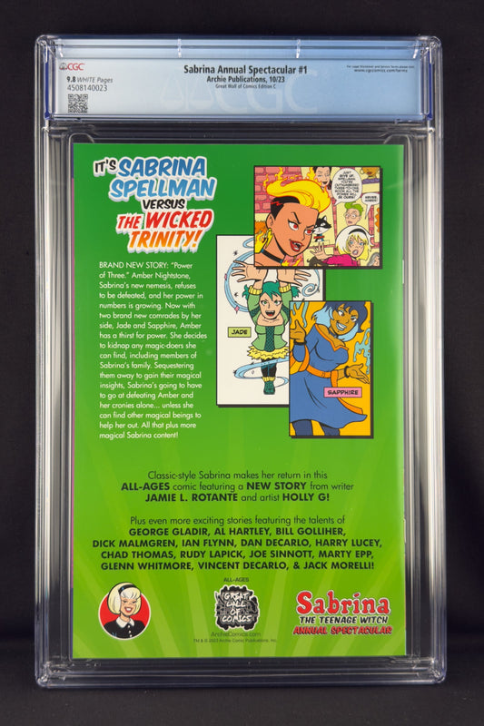 Sabrina Annual Spectacular #1 (2023) CGC 9.8 Dan Parent Virgin Variant C Ltd 200