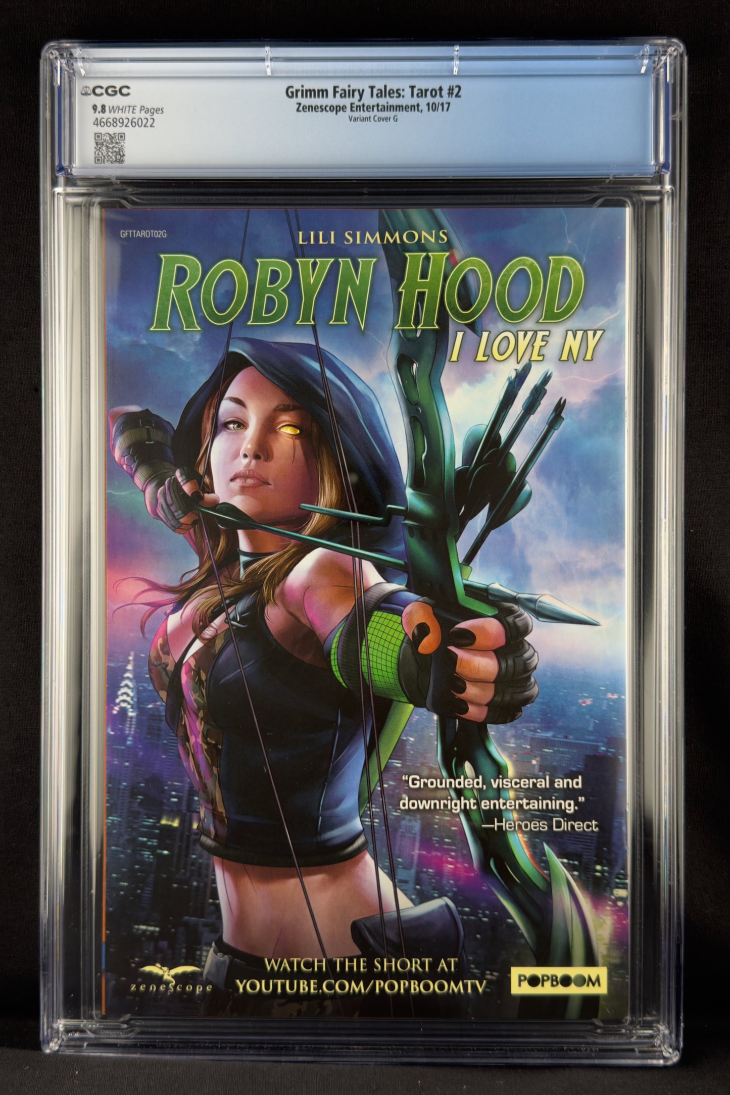 Tarot #2 (2017) CGC 9.8 Mike DeBalfo NYCC Sketch Variant G Ltd 100