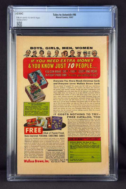 Tales to Astonish #96 (1967) CGC 7.0