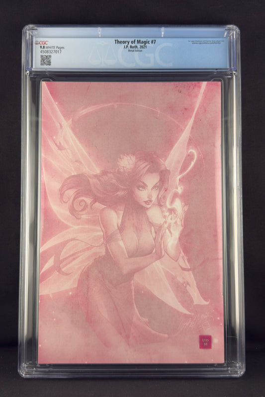 Theory of Magic #7 (2021) CGC 9.8 J. Scott Campbell Metal Virgin Variant Ltd 10