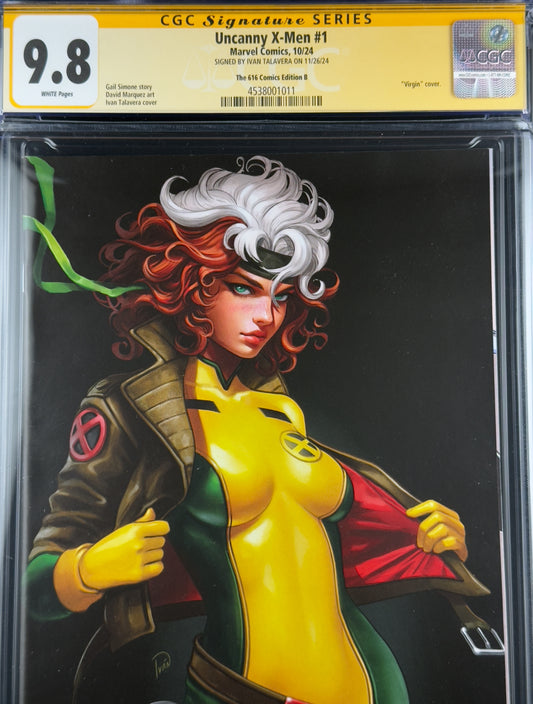Uncanny X-Men #1 (2024) CGC 9.8 SS Ivan Talavera Virgin Variant B Ltd 1000
