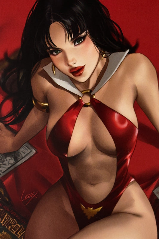 Vampirella vs The Superpowers #2 (2023) Lesley Leirix Li Virgin 1:25 Variant NM