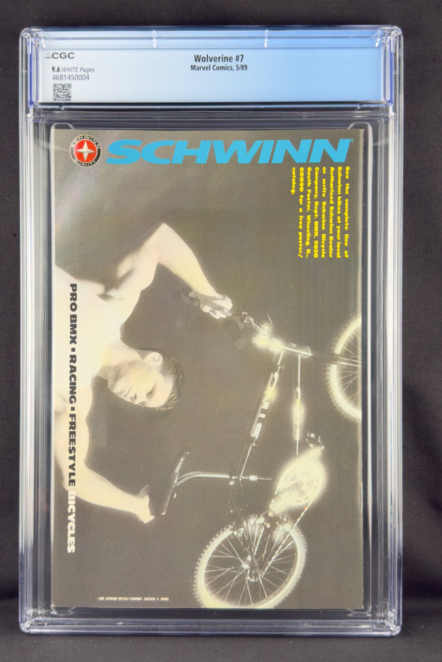 Wolverine #7 (1989) CGC 9.6 - Hulk