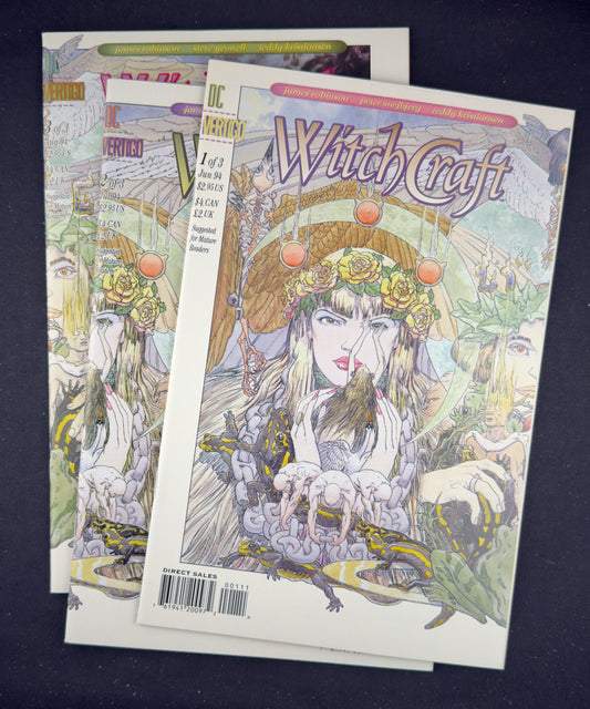DC Vertigo Witchcraft #1-3 Complete Set (1994) Kaluta Connecting Covers NM+