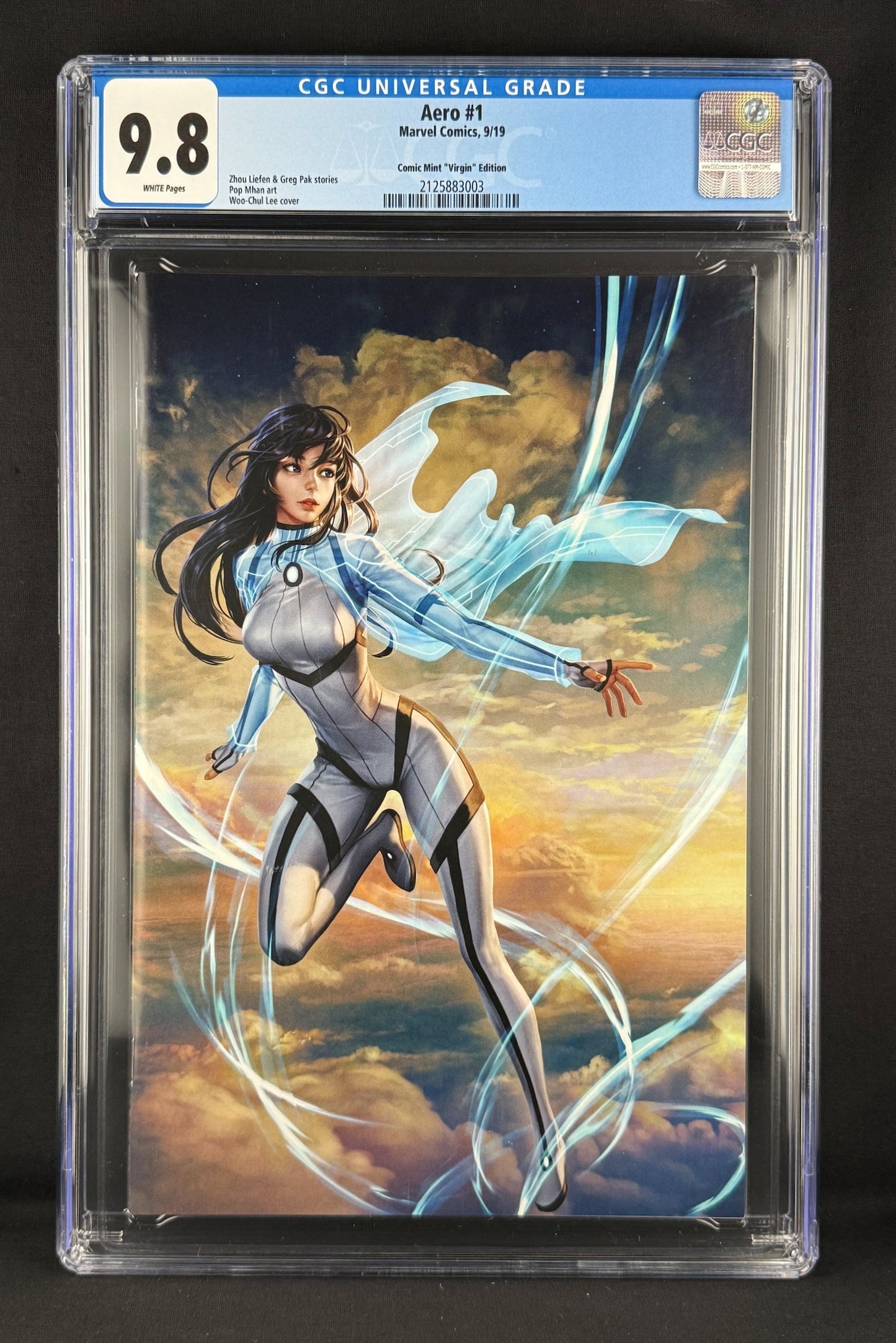 Aero #1 (2019) CGC 9.8 Woo Chul Lee Virgin Variant Ltd 600
