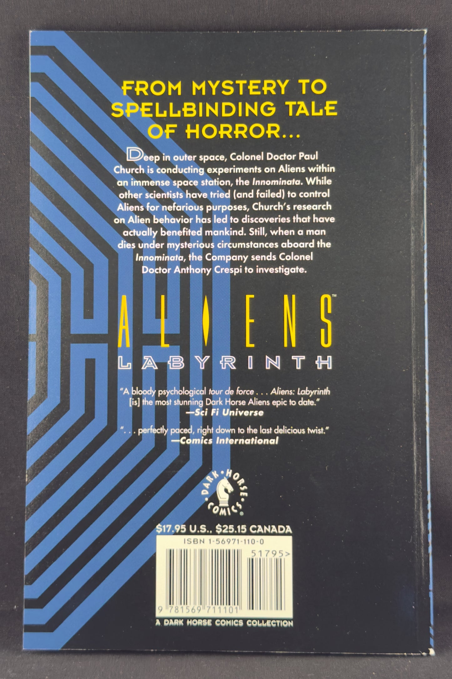 Aliens: Labyrinth Trade Paperback (1995)