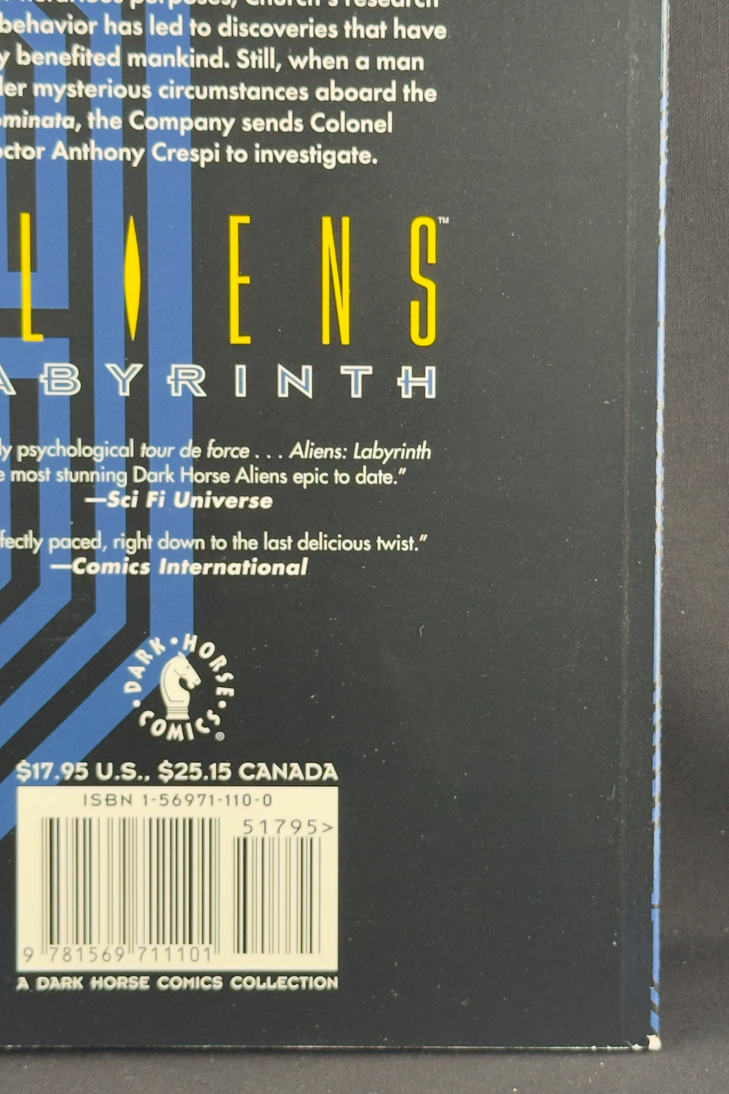 Aliens: Labyrinth Trade Paperback (1995)