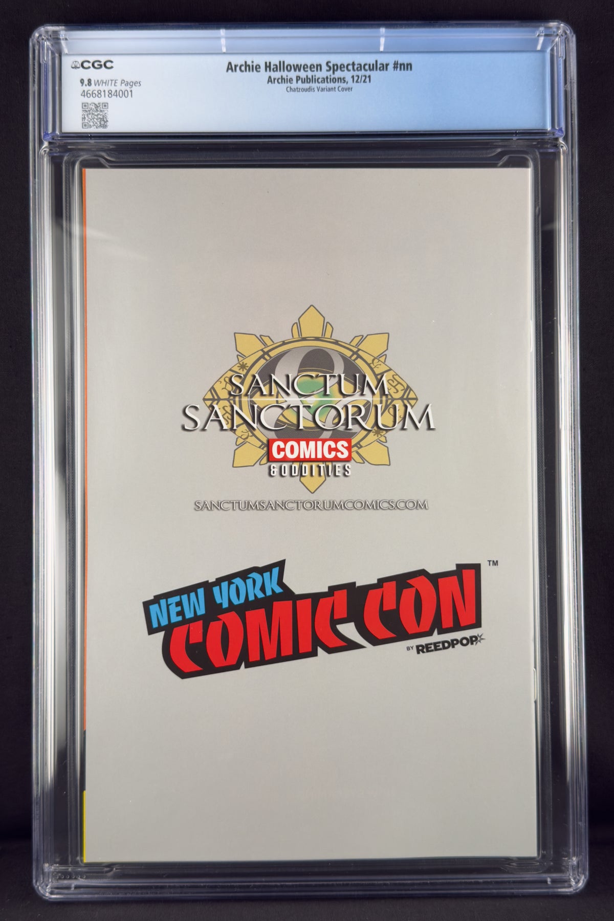 Archie Halloween Spectacular (2021) CGC 9.8 Elias Chatzoudis NYCC Virgin Variant