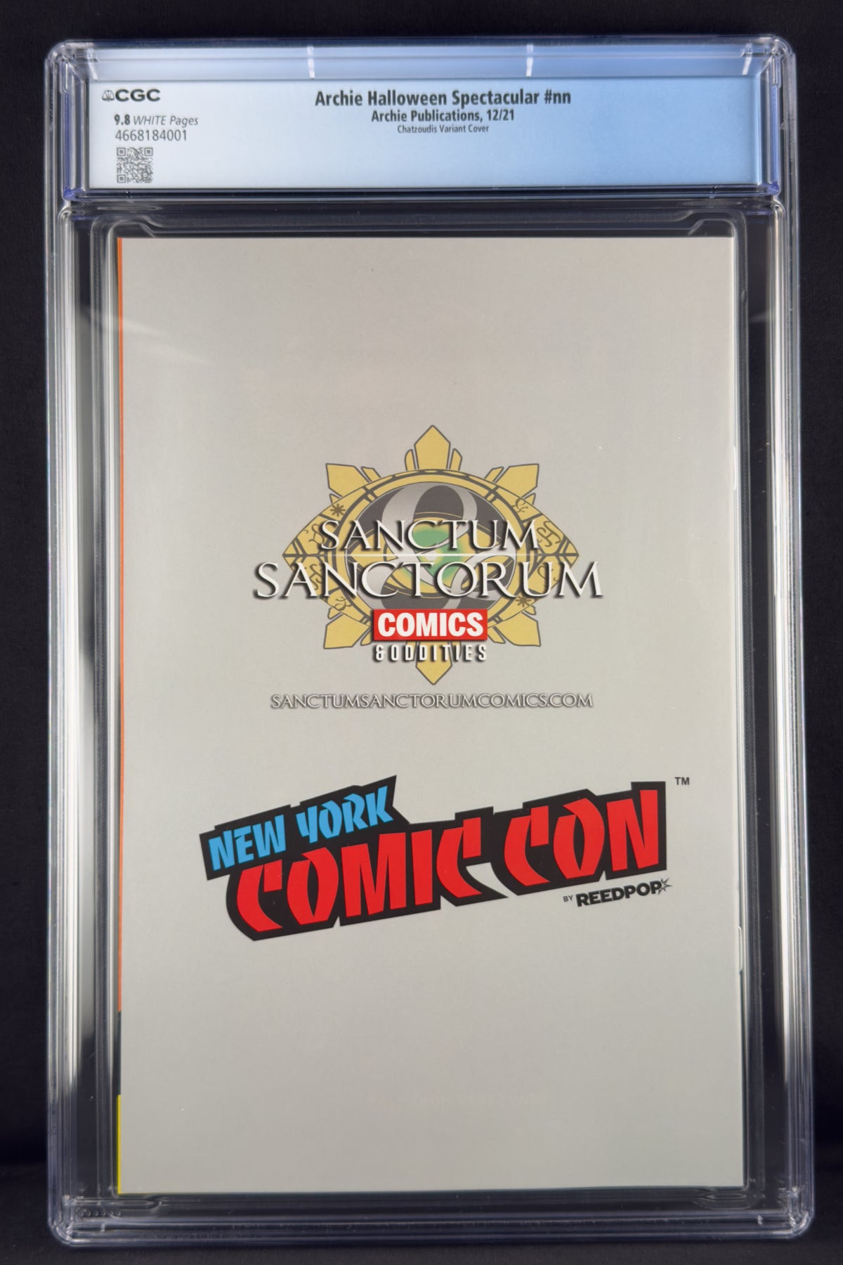 Archie Halloween Spectacular (2021) CGC 9.8 Elias Chatzoudis NYCC Virgin Variant