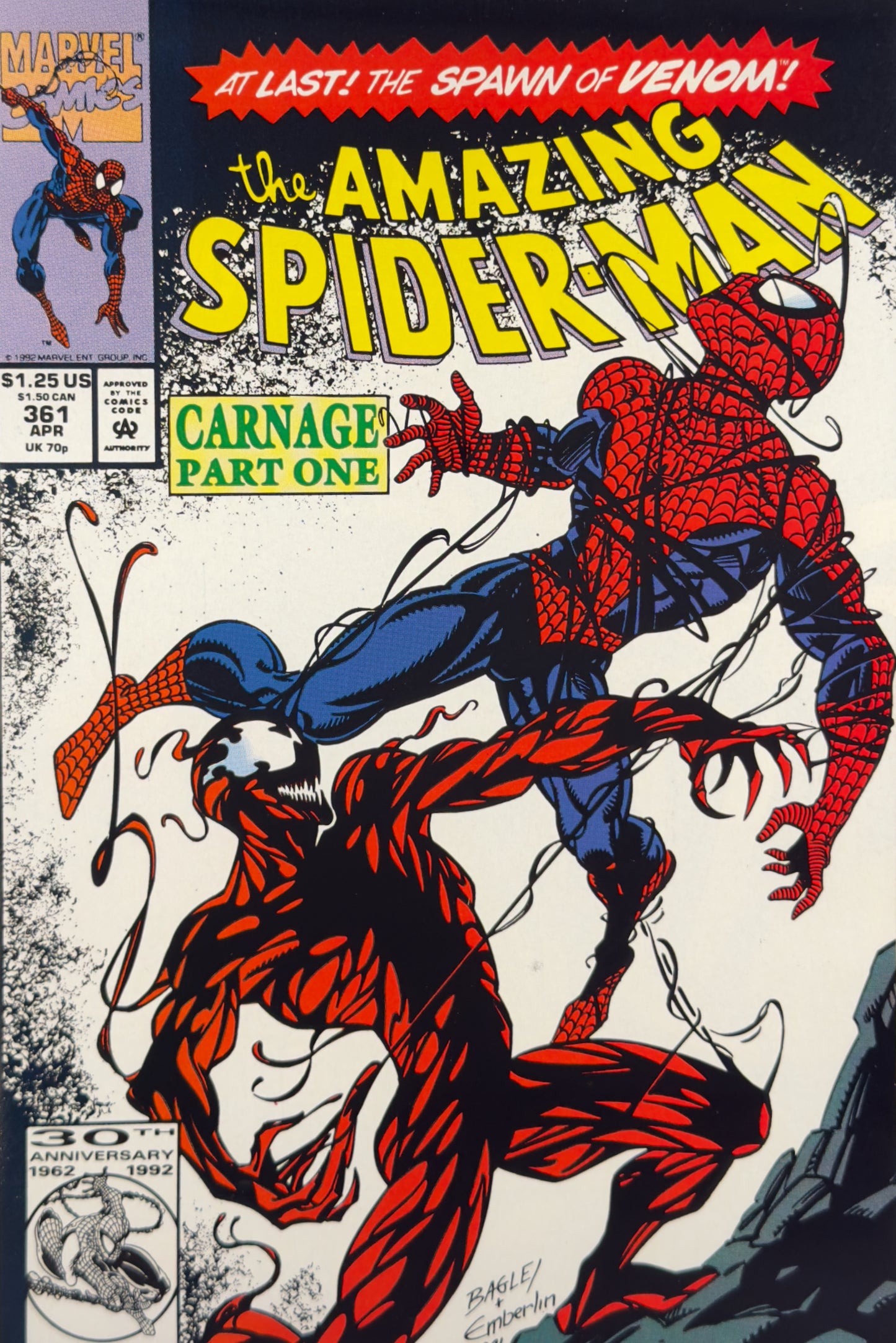 Amazing Spider-Man #361 (1989) CGC 9.6 - 1st full app Carnage (Cletus Kasady)