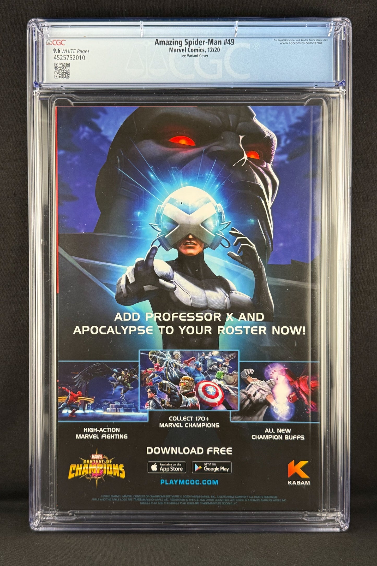 Amazing Spider-Man #49 (2020) CGC 9.6 Inhyuk Lee 1:25 Variant