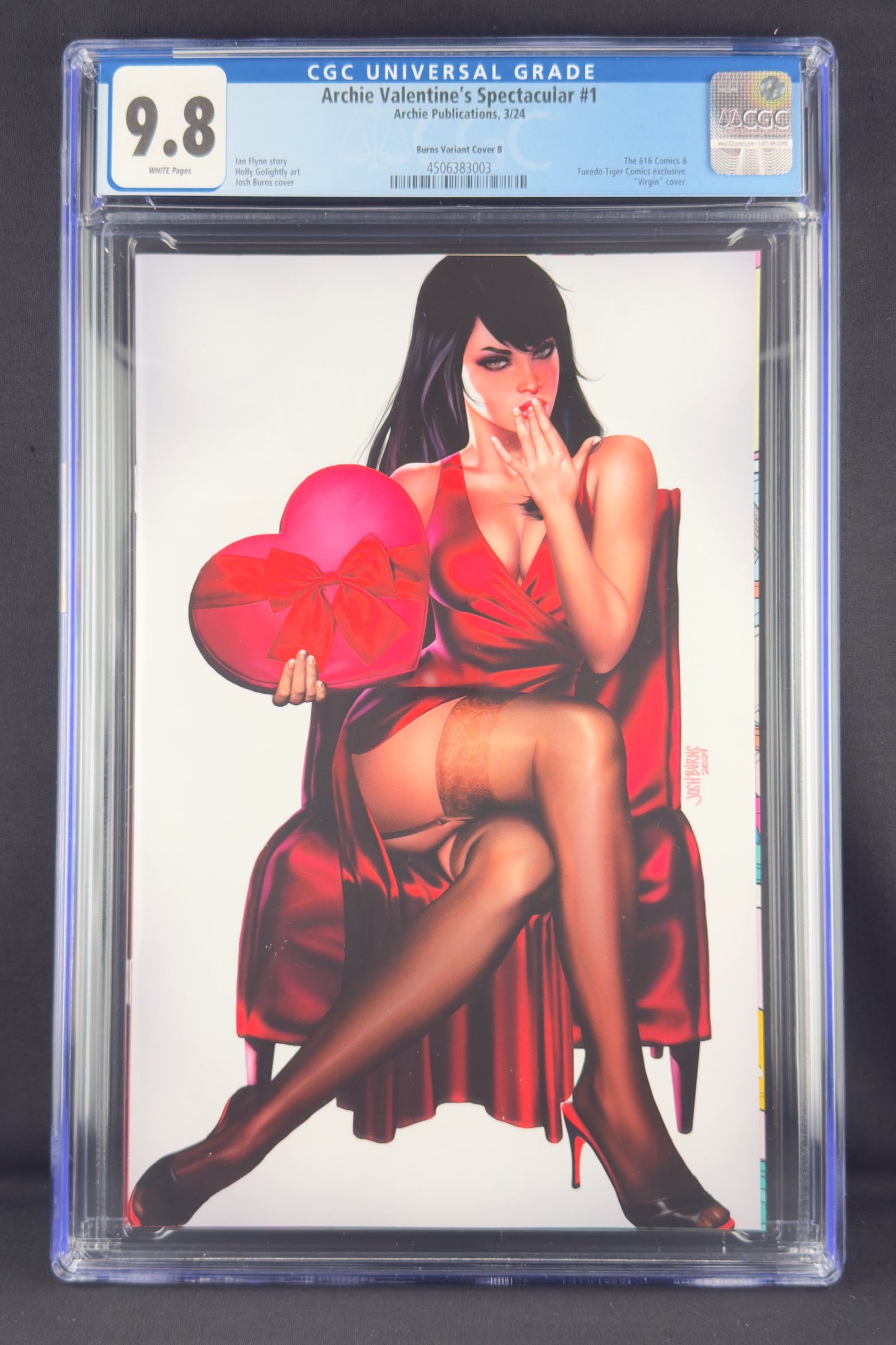 Archie Valentine's Spectacular #1 (2024) CGC 9.8 Josh Burns Virgin B. Veronica
