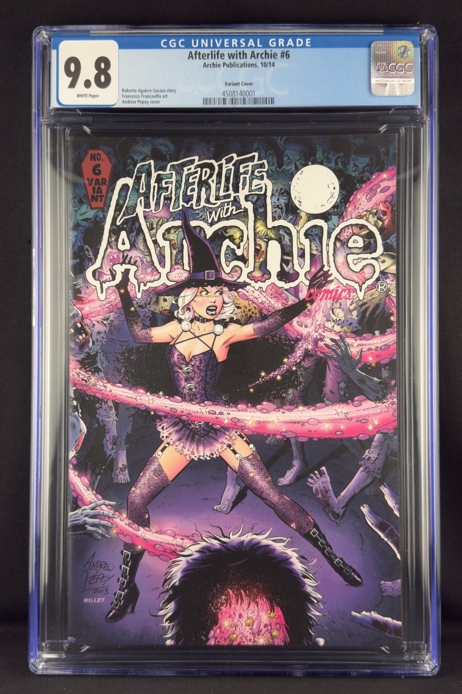 Afterlife with Archie #6 (2014) CGC 9.8 Andrew Pepoy Cover—First Cthulhu