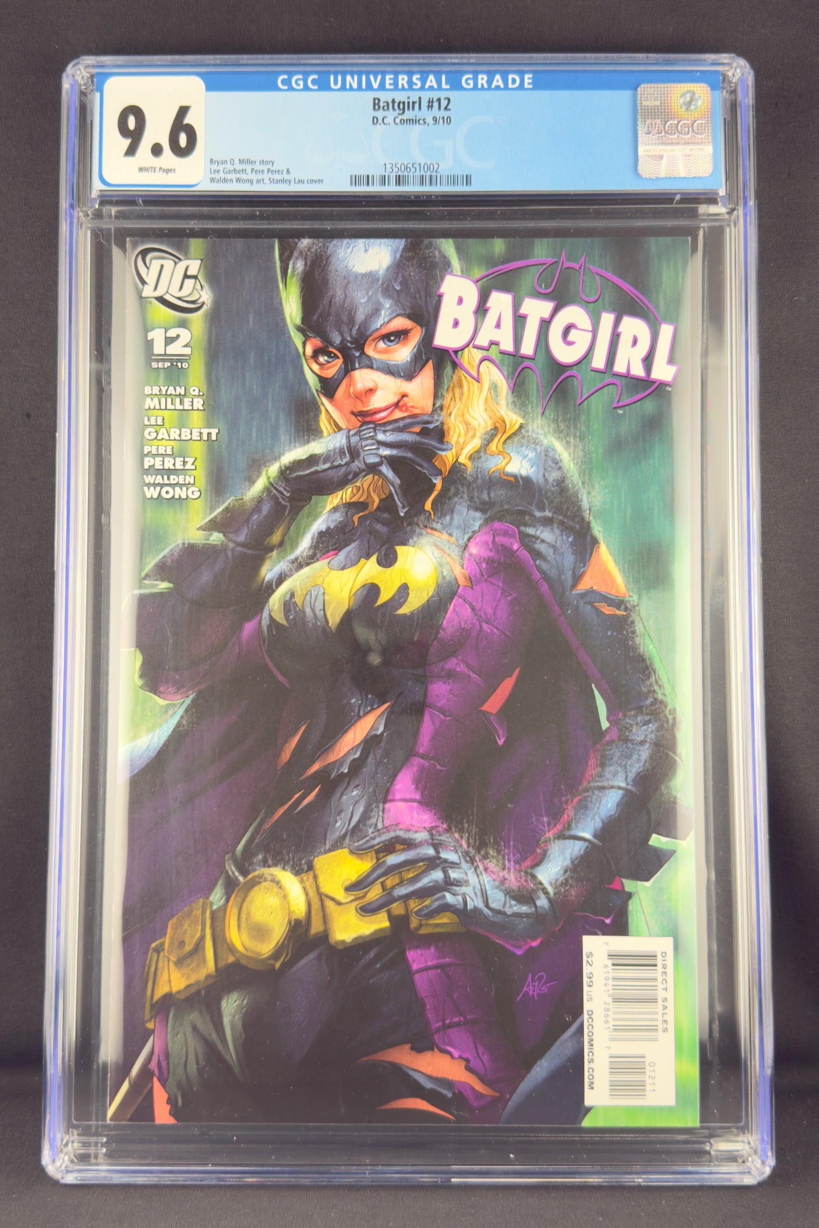 Batgirl #12 (2010) CGC 9.6 Stanley "Artgerm" Lau