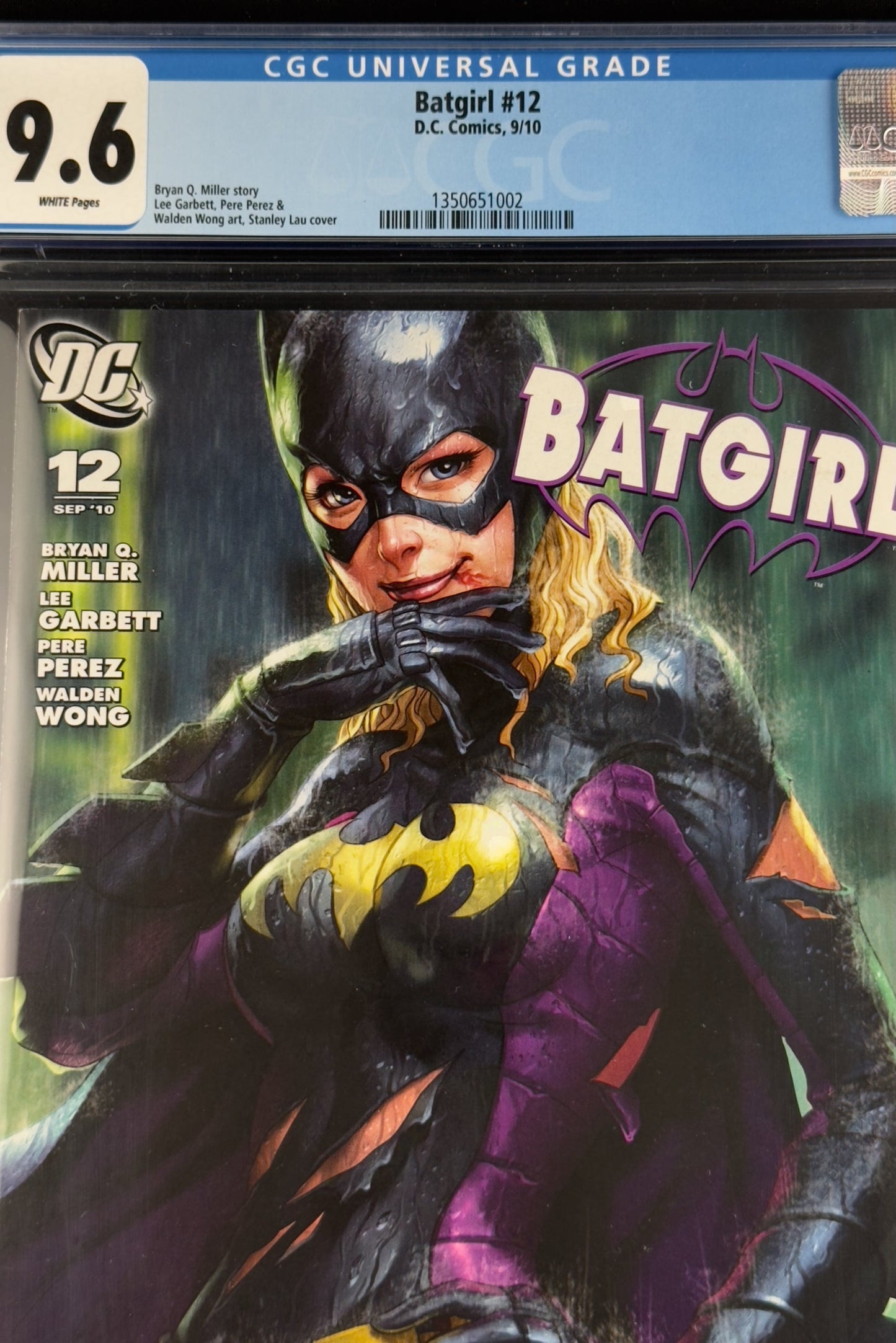 Batgirl #12 (2010) CGC 9.6 Stanley "Artgerm" Lau