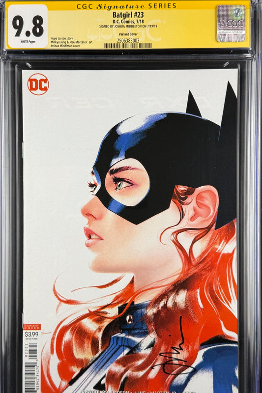 Batgirl #23 (2018) CGC 9.8 SS Joshua Middleton Variant B