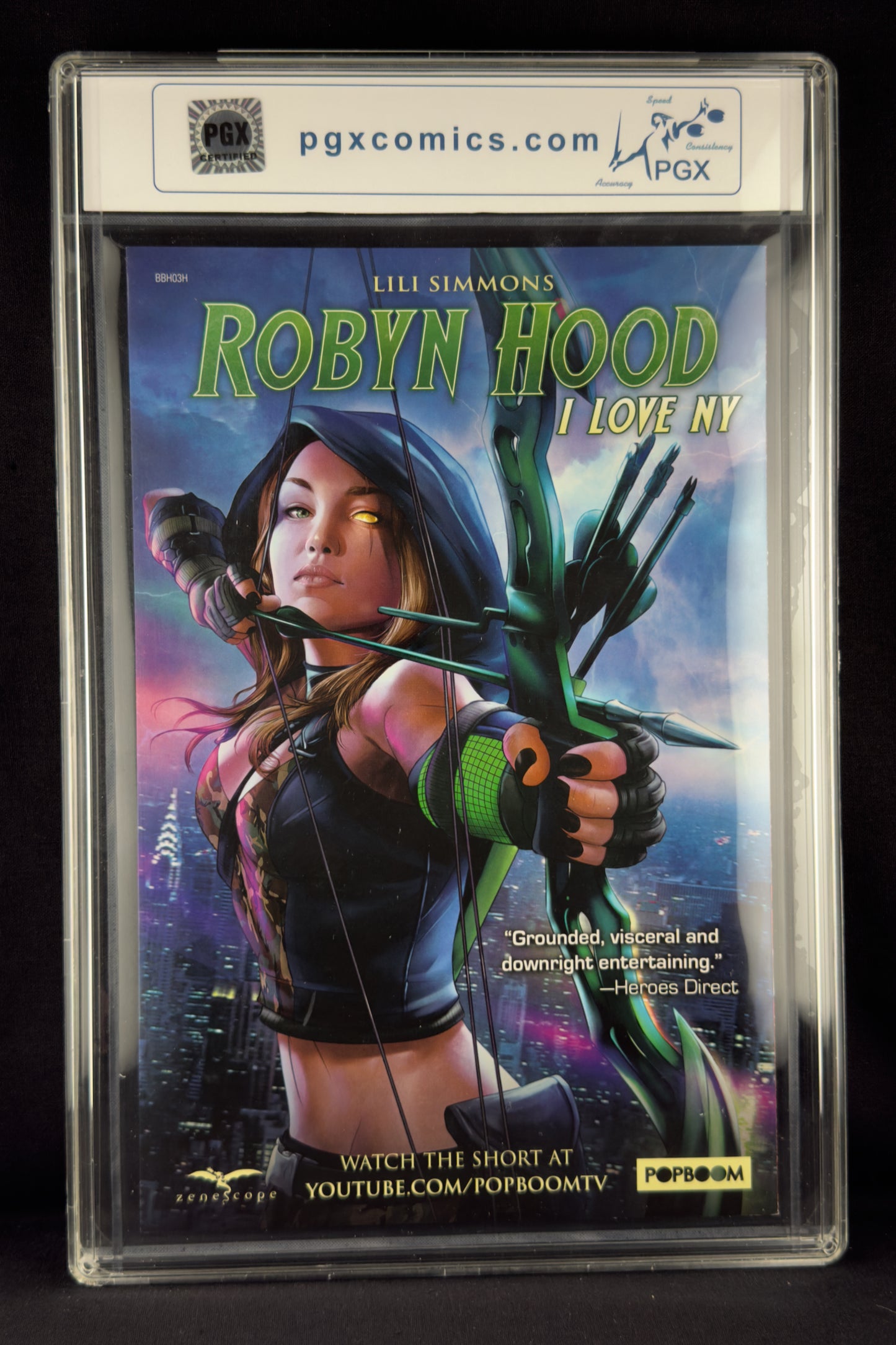 Belle: Beast Hunter #3 (2018) PGX 9.8 (Not CGC) Derlis Santacruz Variant Ltd 350
