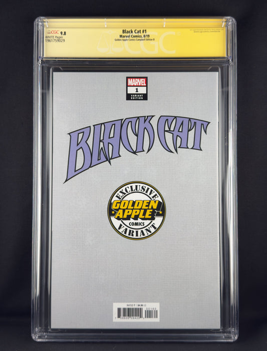 Black Cat #1 (2019) CGC 9.8 SS J. Scott Campbell Virgin Variant B