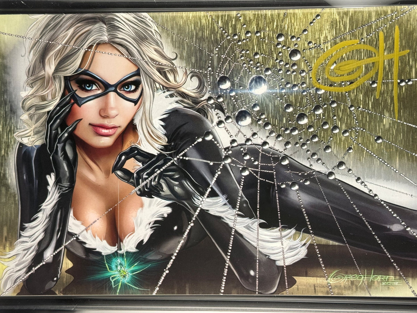 Black Cat #1 (2019) CGC 9.8 SS Greg Horn Virgin Variant B Ltd 1000