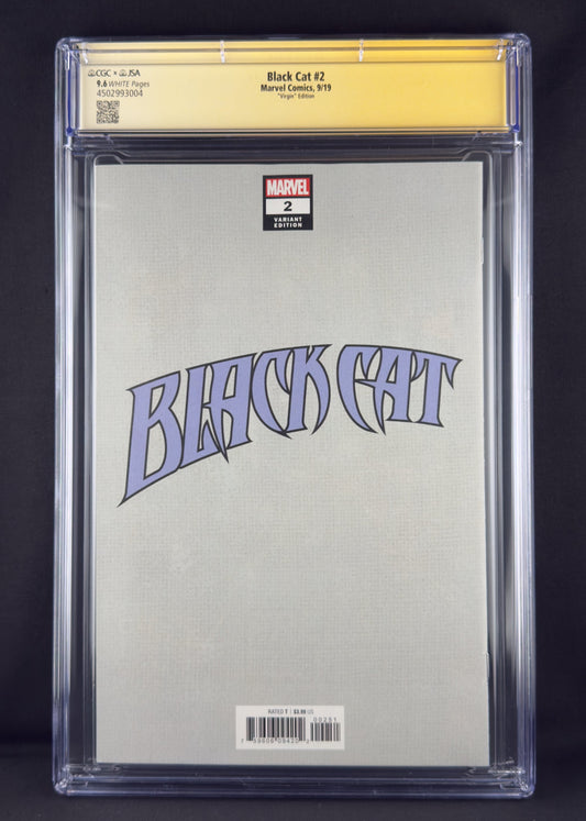 Black Cat #2 (2019) CGC 9.6 JSA J. Scott Campbell Virgin 1:50 Variant