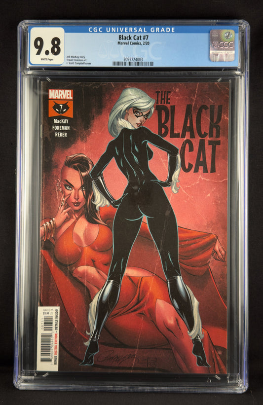 Black Cat #7 (2020) CGC 9.8 J. Scott Campbell