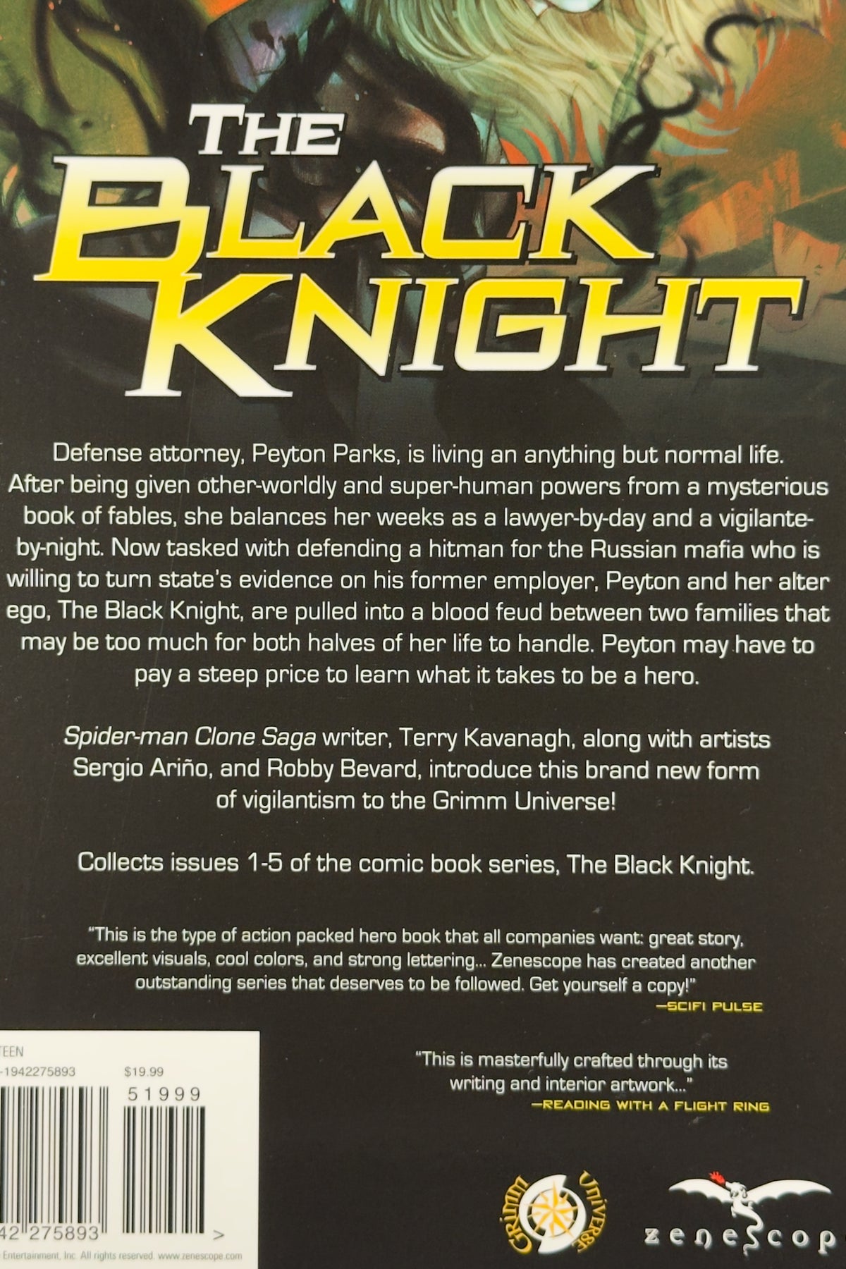 Black Knight Graphic Novel (2018) (Zenescope) NM+