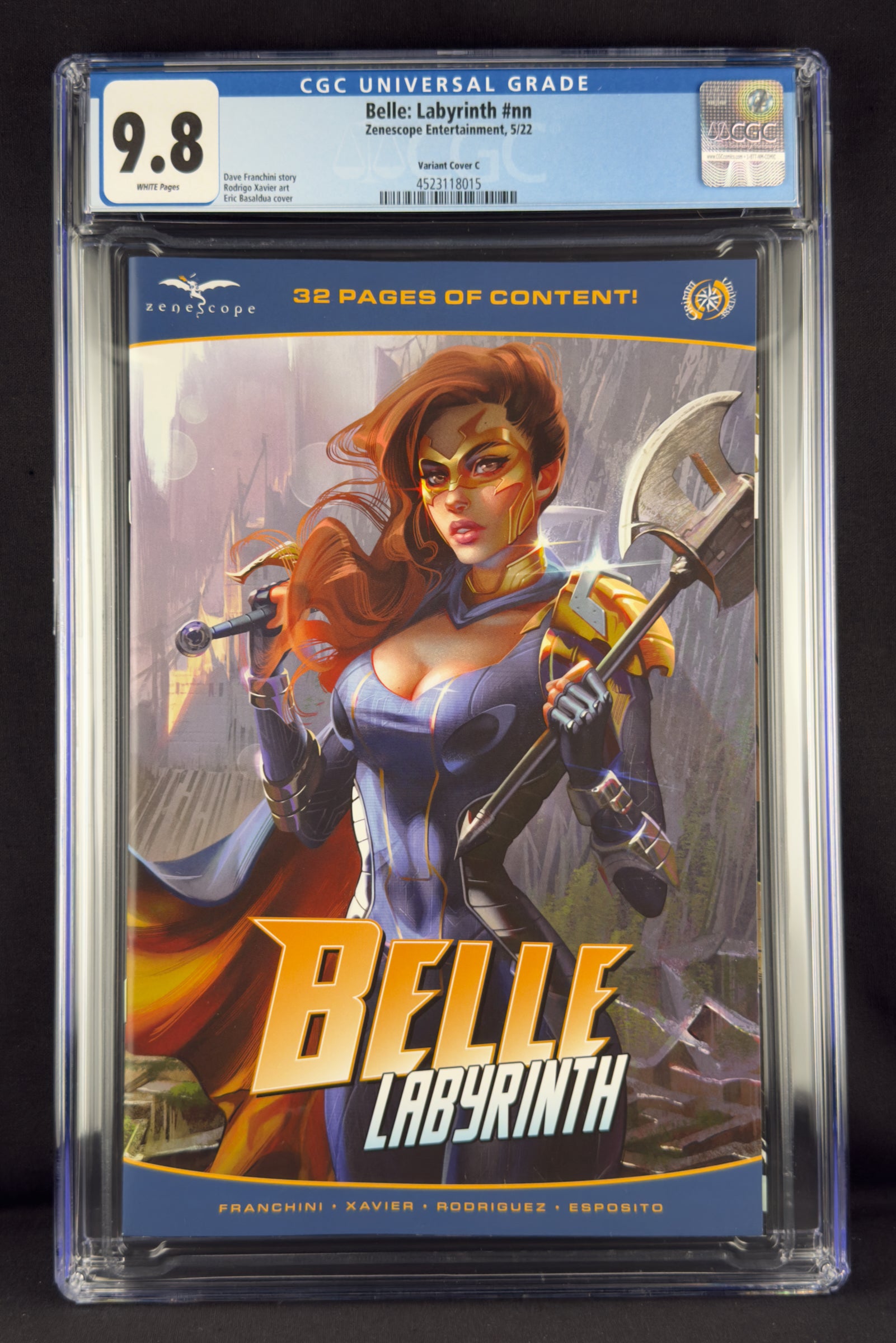 Belle Labyrinth (2022) CGC 9.8 Igor Lomov Variant C.