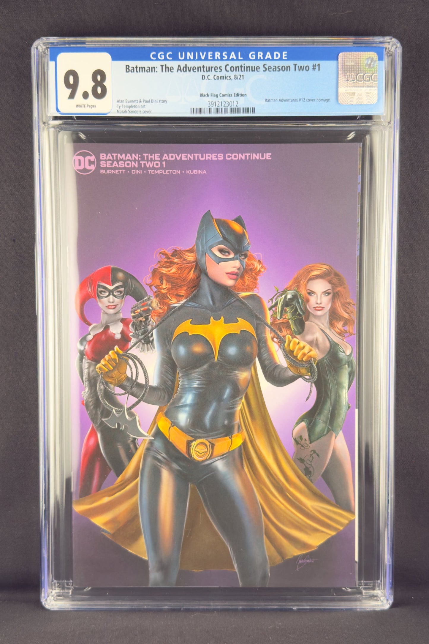 Batman: The Adventures Continue Season Two #1 (2021) CGC 9.8 Natali Sanders Minimal Trade Variant Ltd 1500
