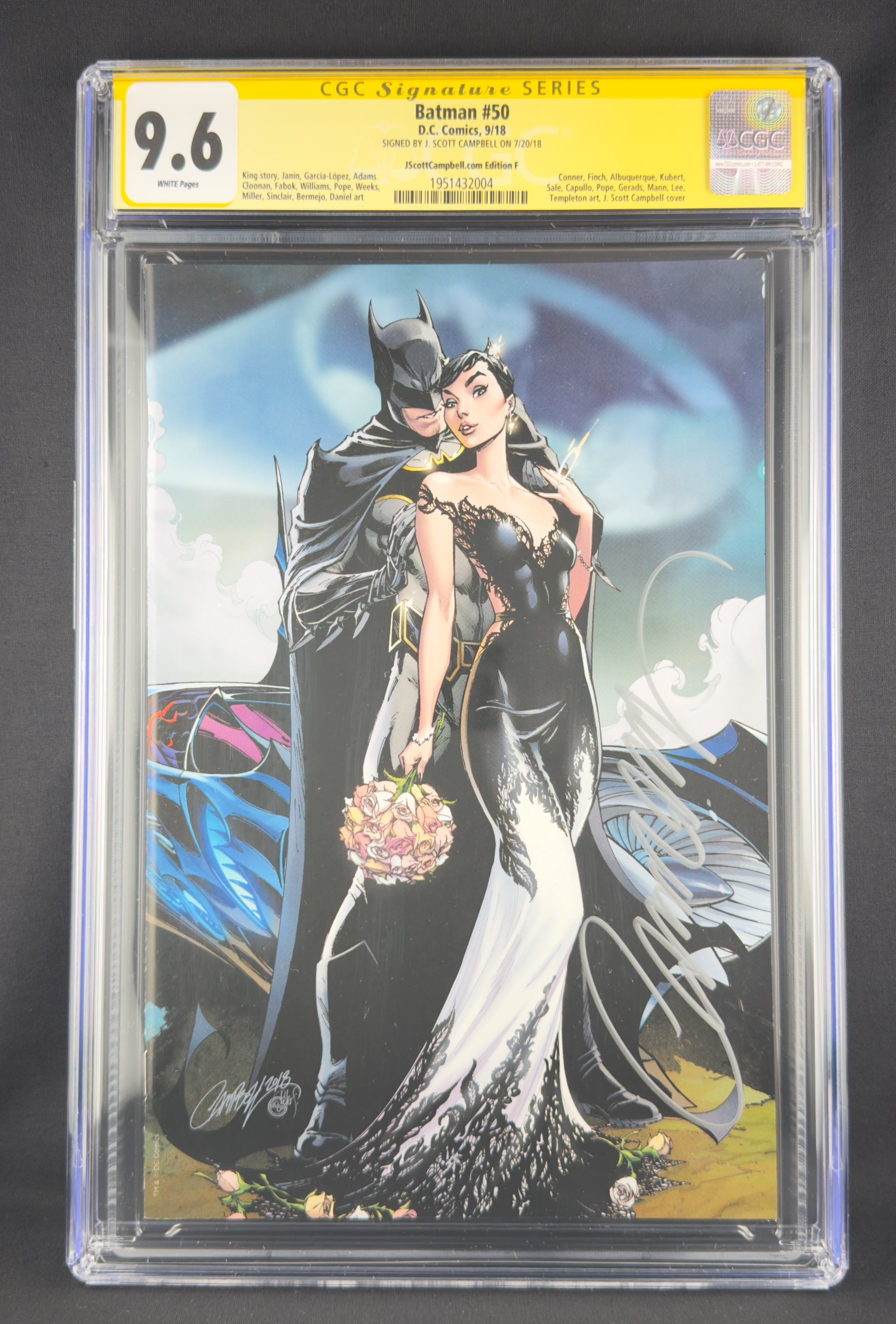 G0326-27★CD 洋楽 ジャンル色々 BATMAN 等まとめて10点 Batman #50 (2018) CGC 9.6 SS J Scott Campbell Virgin Variant F