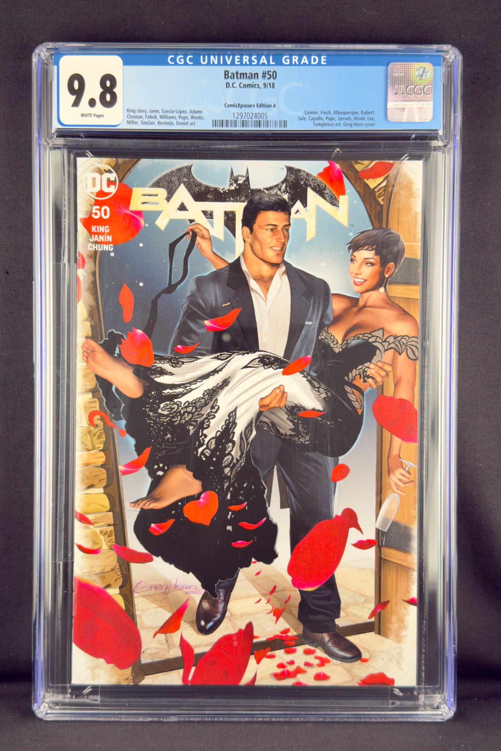 Batman #50 (2018) CGC 9.8 Greg Horn Variant A - Wedding Issue